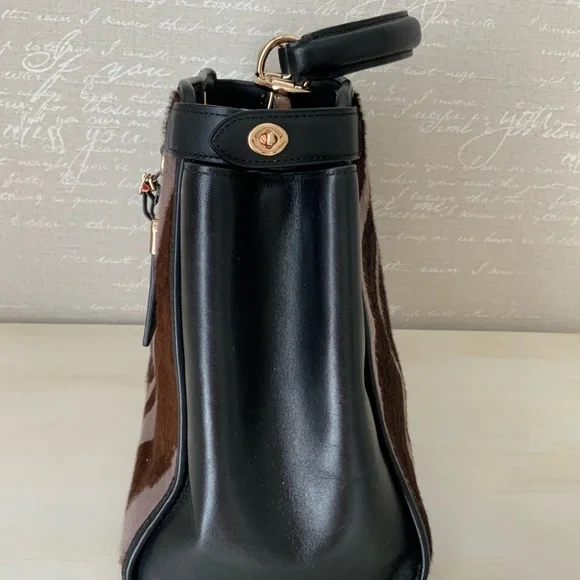 Coach,calf hair and leather top handle
Bag - Picture 4 of 14